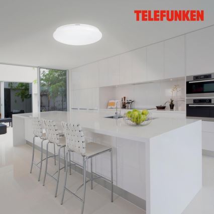 Telefunken 601306TF - LED-kattovalaisin kylpyhuoneeseen anturilla LED/20W/230V IP44 halkaisija 40 cm
