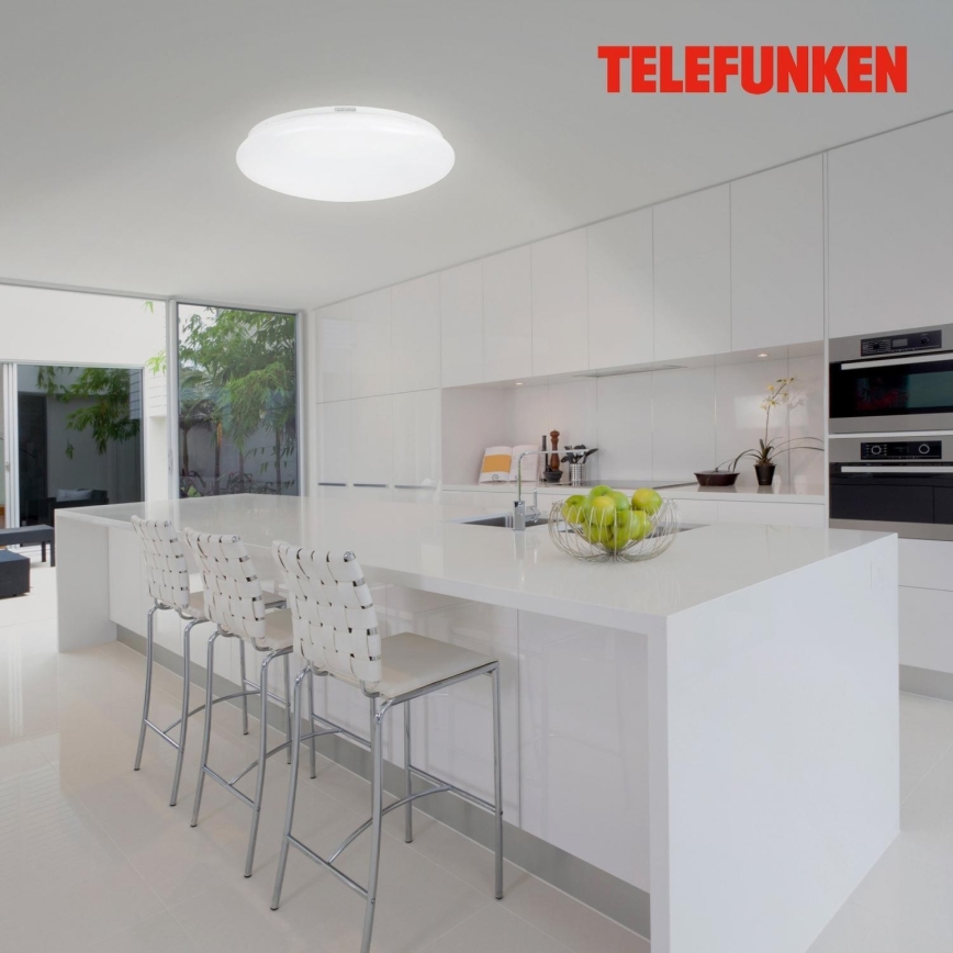 Telefunken 601306TF - LED-kattovalaisin kylpyhuoneeseen anturilla LED/20W/230V IP44 halkaisija 40 cm