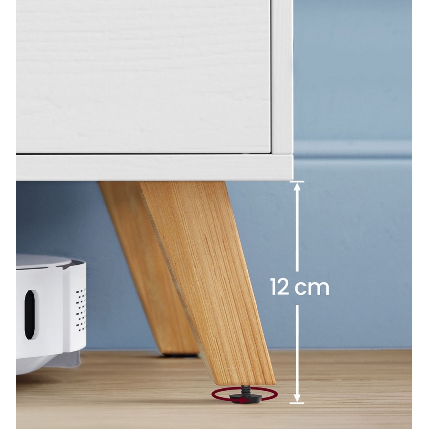 Televisiotaso BASTOR, valkoinen