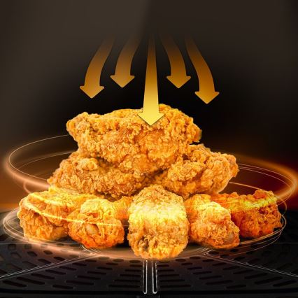TESLA Electronics AirCook - Älykäs monitoiminen digitaalinen Air fryer 9 l 1700W/230V Wi-Fi