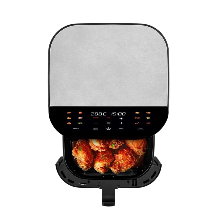 TESLA Electronics AirCook - Älykäs monitoiminen digitaalinen Air fryer 9 l 1700W/230V Wi-Fi