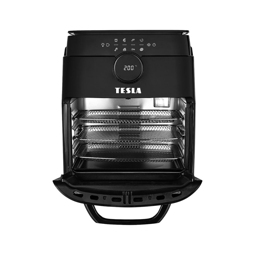 TESLA Electronics AirCook & Grill - Smart monitoiminen digitaalinen hot air fryer 12 l 1800W/230V Wi-Fi
