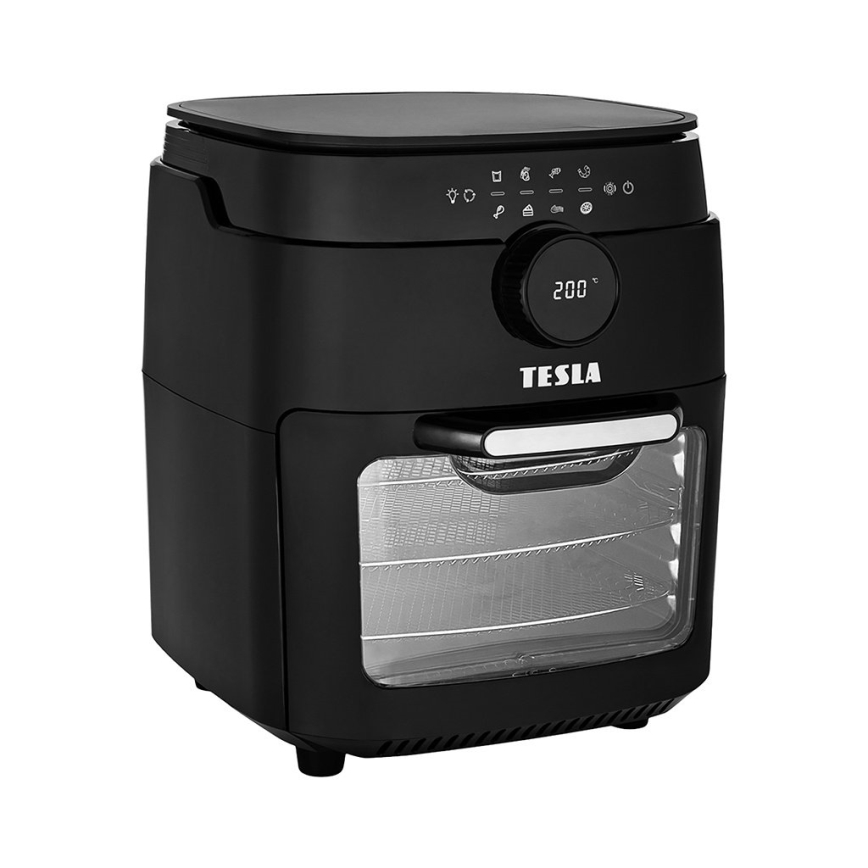 TESLA Electronics AirCook & Grill - Smart monitoiminen digitaalinen hot air fryer 12 l 1800W/230V Wi-Fi