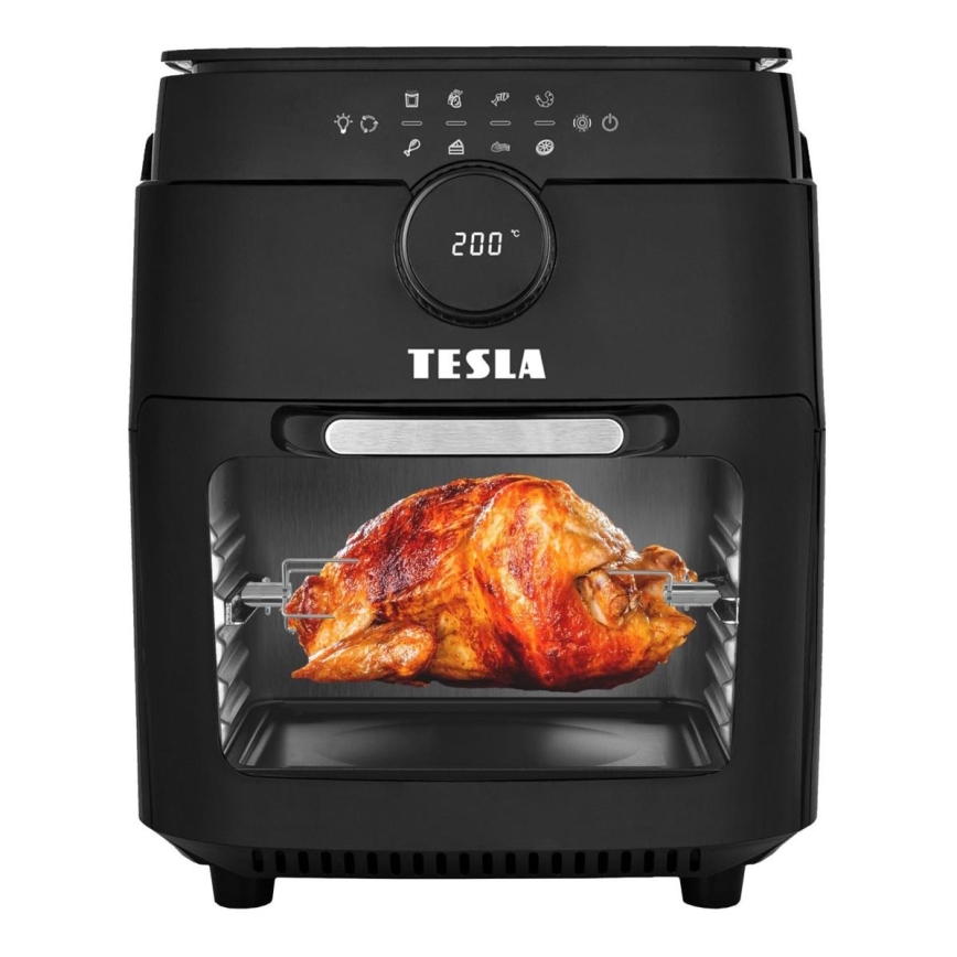 TESLA Electronics AirCook & Grill - Smart monitoiminen digitaalinen hot air fryer 12 l 1800W/230V Wi-Fi
