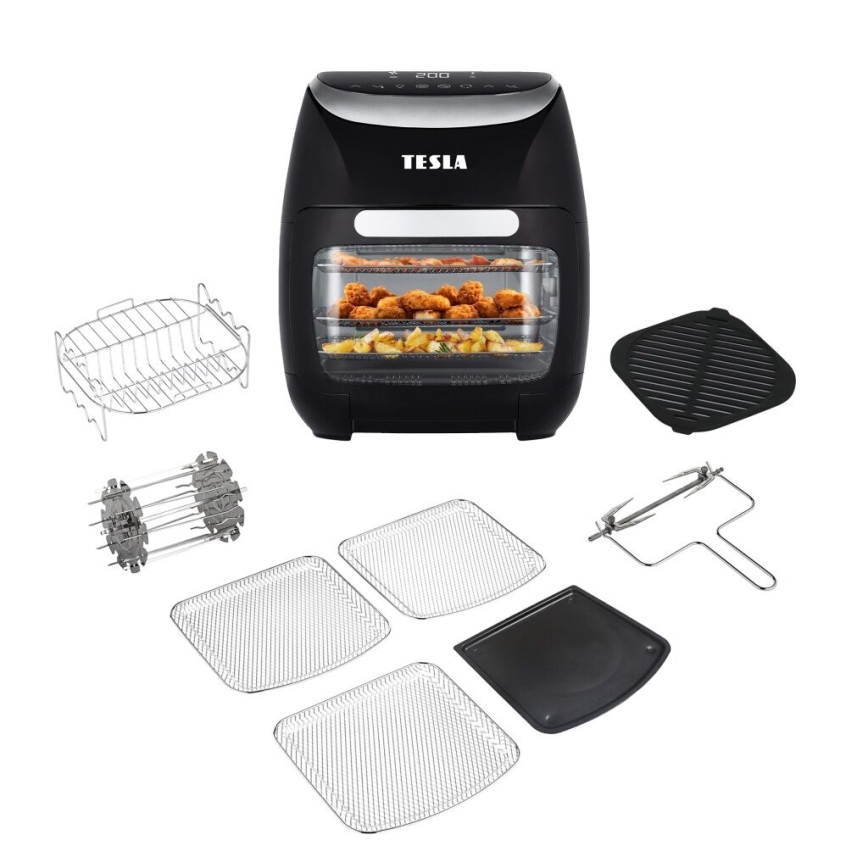TESLA Electronics AirCook - Monitoiminen digitaalinen Air fryer 11 l 2000W/230V