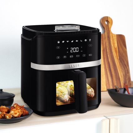 TESLA Electronics AirCook - Monitoiminen digitaalinen Air fryer 5 l 1500W/230V
