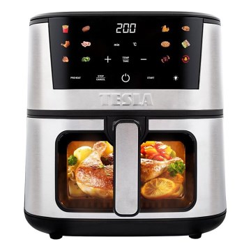 TESLA Electronics AirCook - Monitoiminen digitaalinen Air fryer 7 l 1600W/230V