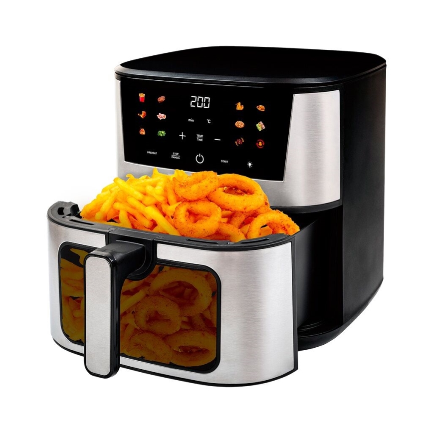 TESLA Electronics AirCook - Monitoiminen digitaalinen Air fryer 7 l 1600W/230V