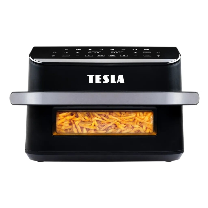TESLA Electronics AirCook - Monitoiminen kaksoisdigitaalinen kuumailmapaistinu 10 l 2400W/230V