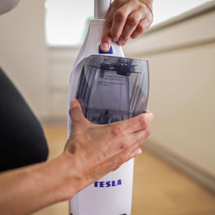 TESLA Electronics AquaStar - Monitoiminen johdoton lattiamoppi ja pölynimuri 3in1 2500 mAh