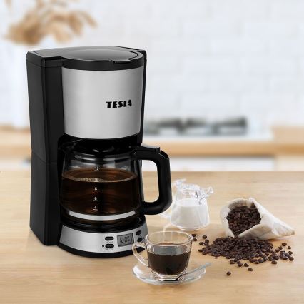 TESLA Electronics CoffeeMaster - Tippalukollinen kahvinkeitin 1000W/230V