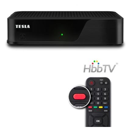 TESLA Electronics - DVB-T2 H.265 (HEVC) vastaanotin 12V + kauko-ohjaus