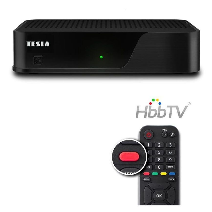 TESLA Electronics - DVB-T2 H.265 (HEVC) vastaanotin 12V + kauko-ohjaus