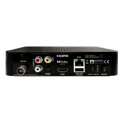 TESLA Electronics - DVB-T2 H.265 (HEVC) vastaanotin 12V + kauko-ohjaus
