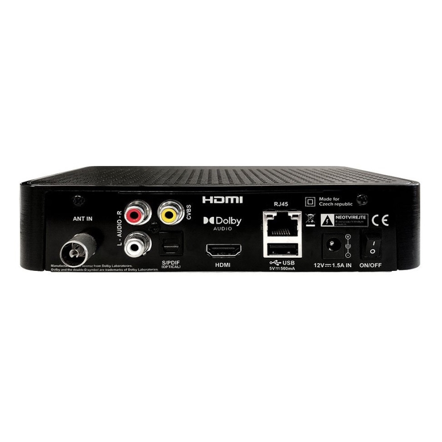 TESLA Electronics - DVB-T2 H.265 (HEVC) vastaanotin 12V + kauko-ohjaus