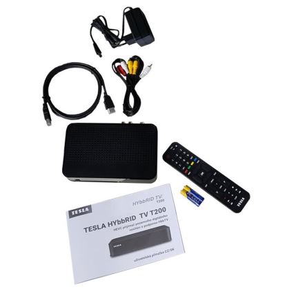 TESLA Electronics - DVB-T2 H.265 (HEVC) vastaanotin 12V + kauko-ohjaus