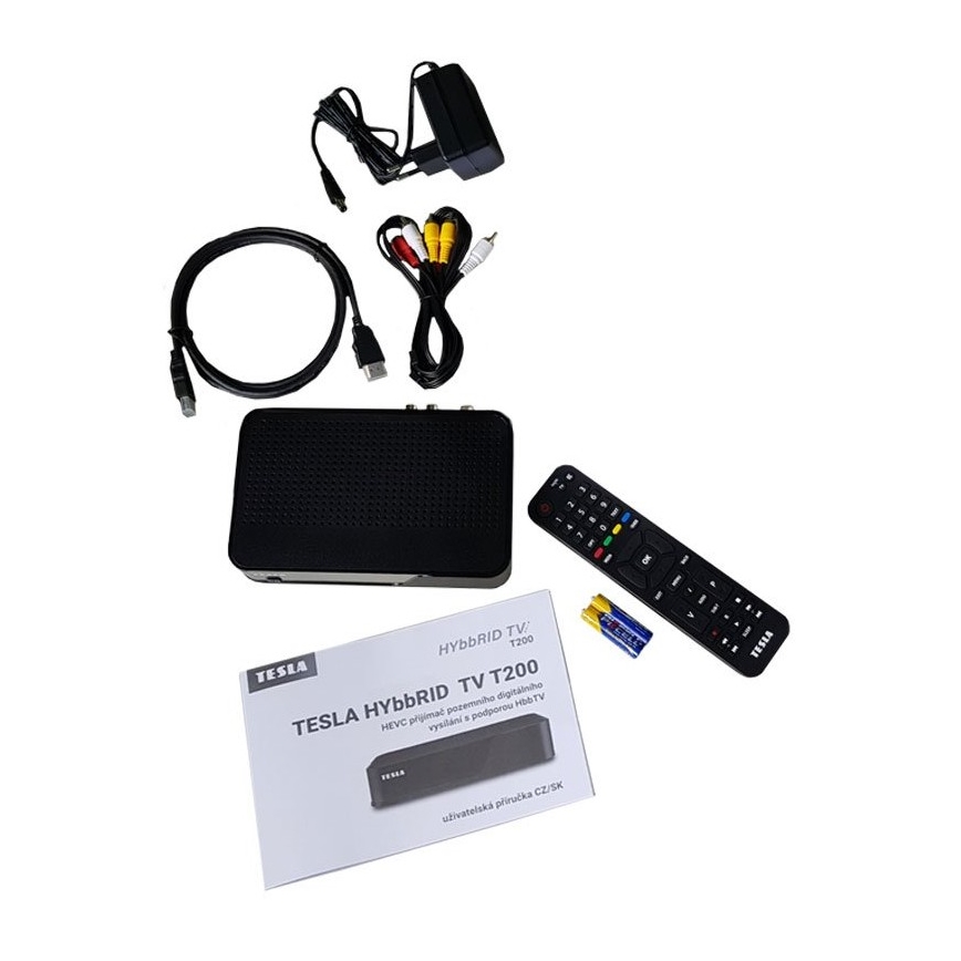 TESLA Electronics - DVB-T2 H.265 (HEVC) vastaanotin 12V + kauko-ohjaus