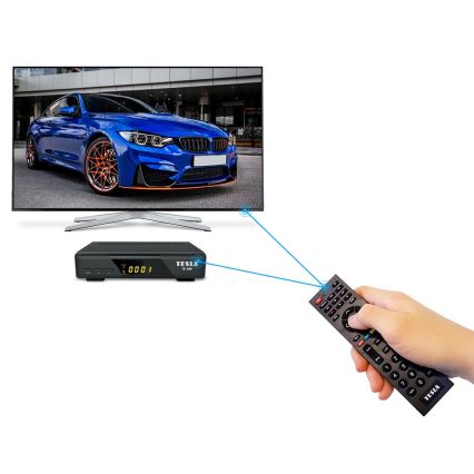 TESLA Electronics - DVB-T2 H.265 (HEVC) vastaanotin, HDMI-CEC + kauko-ohjaus