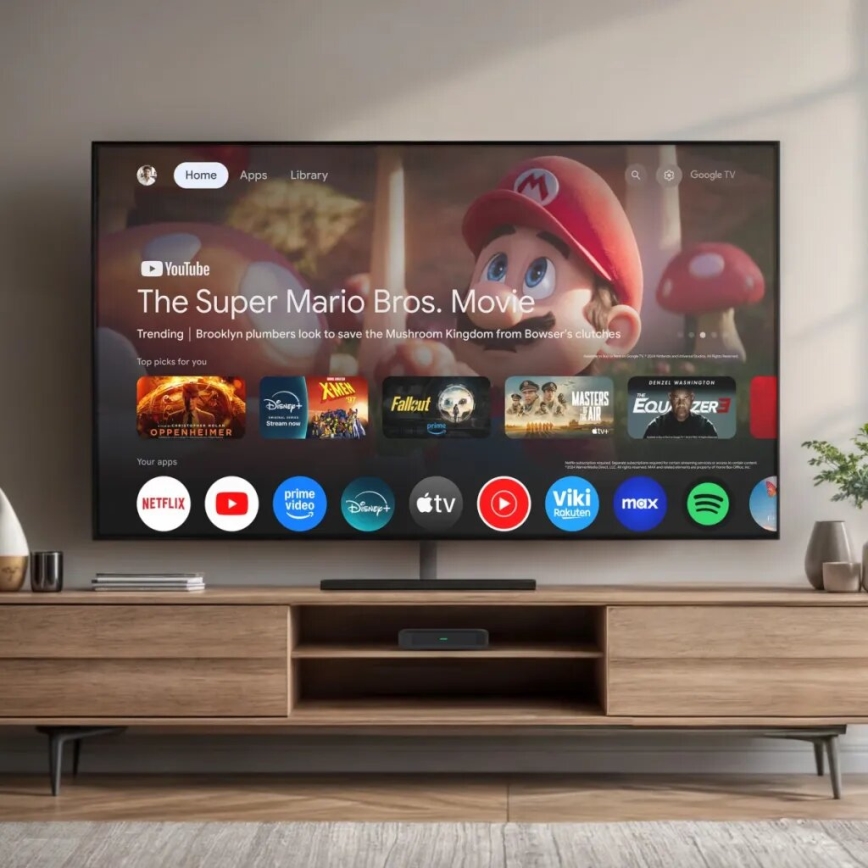 TESLA Electronics MediaBox - UHD multimedia soitin Wi-Fi + kauko-ohjaus