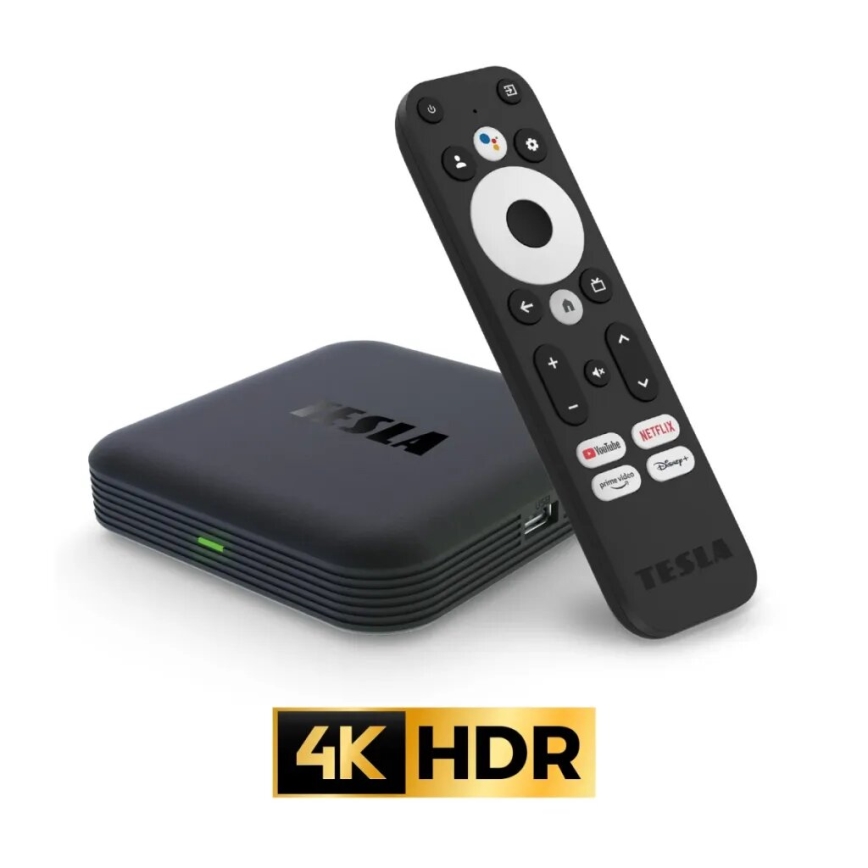 TESLA Electronics MediaBox - UHD multimedia soitin Wi-Fi + kauko-ohjaus
