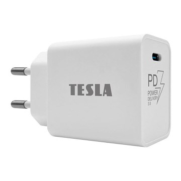 TESLA Electronics - Pikalatausadapteri Power Delivery 20W valkoinen