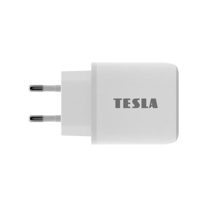 TESLA Electronics - Pikalatausadapteri Power Delivery 25W valkoinen