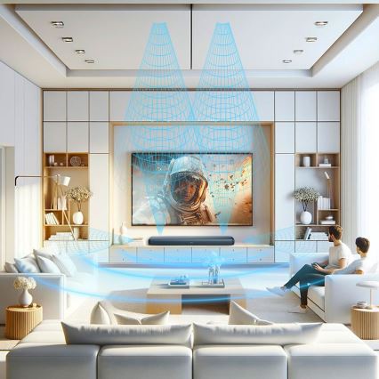 TESLA Electronics PrimeSound - Dolby Atmos soundbar 2.1 230W/230V + kauko-ohjaus
