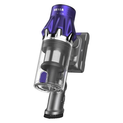 TESLA Electronics PureStar - Joustava langaton 2-in-1 varsi-imuri 250W/2200 mAh harmaa/violetti