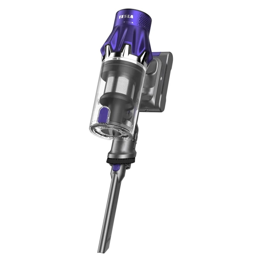 TESLA Electronics PureStar - Joustava langaton 2-in-1 varsi-imuri 250W/2200 mAh harmaa/violetti
