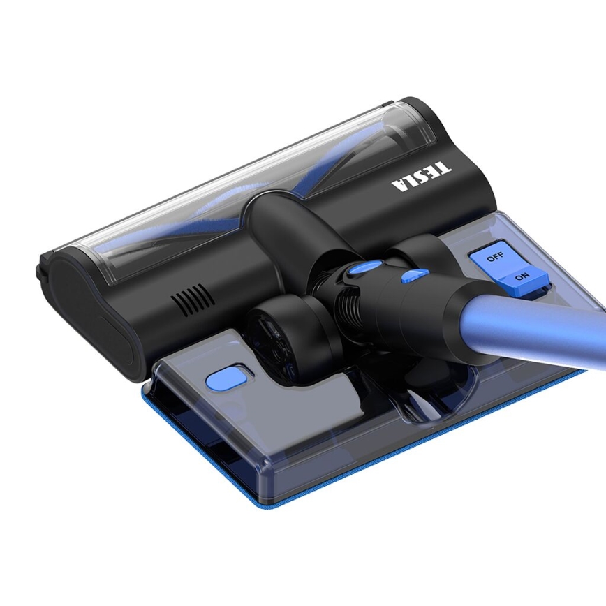 TESLA Electronics PureStar - Joustava johdoton pölynimuri 3in1 300W/2200 mAh musta/sininen