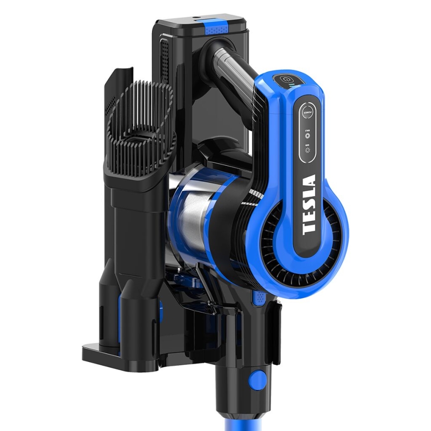TESLA Electronics PureStar - Joustava johdoton pölynimuri 3in1 300W/2200 mAh musta/sininen