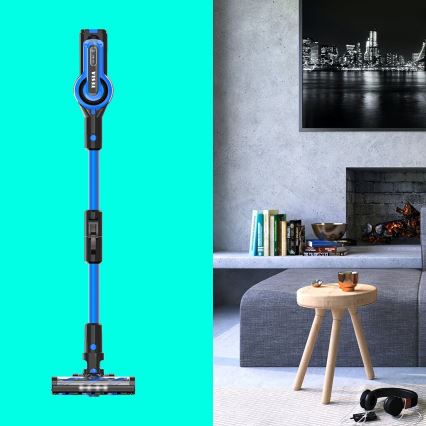 TESLA Electronics PureStar - Joustava johdoton pölynimuri 3in1 300W/2200 mAh musta/sininen