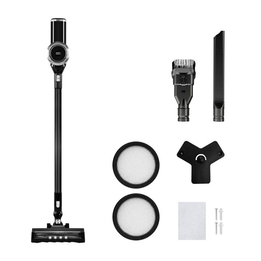 TESLA Electronics PureStar - Stick-käsipölynimuri 2in1 150W/2200 mAh 22,2V musta
