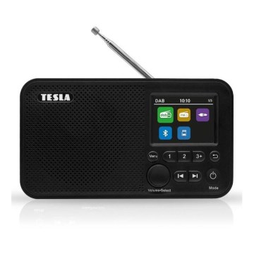 TESLA Electronics - Radio DAB+ FM 5W/1800 mAh musta