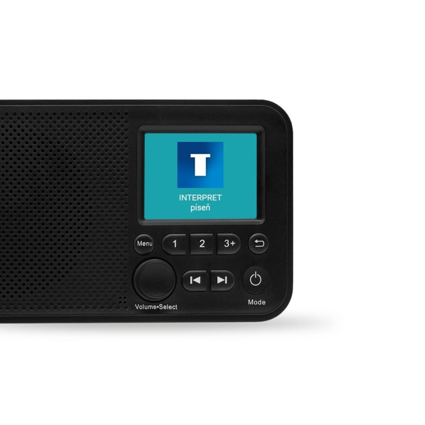 TESLA Electronics - Radio DAB+ FM 5W/1800 mAh musta