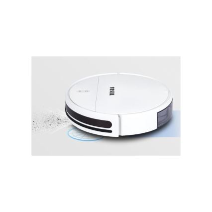 TESLA Electronics RoboStar - Älykäs robottipölynimuri 2in1 2500 mAh Wi-Fi Tuya valkoinen + kauko-ohjaus
