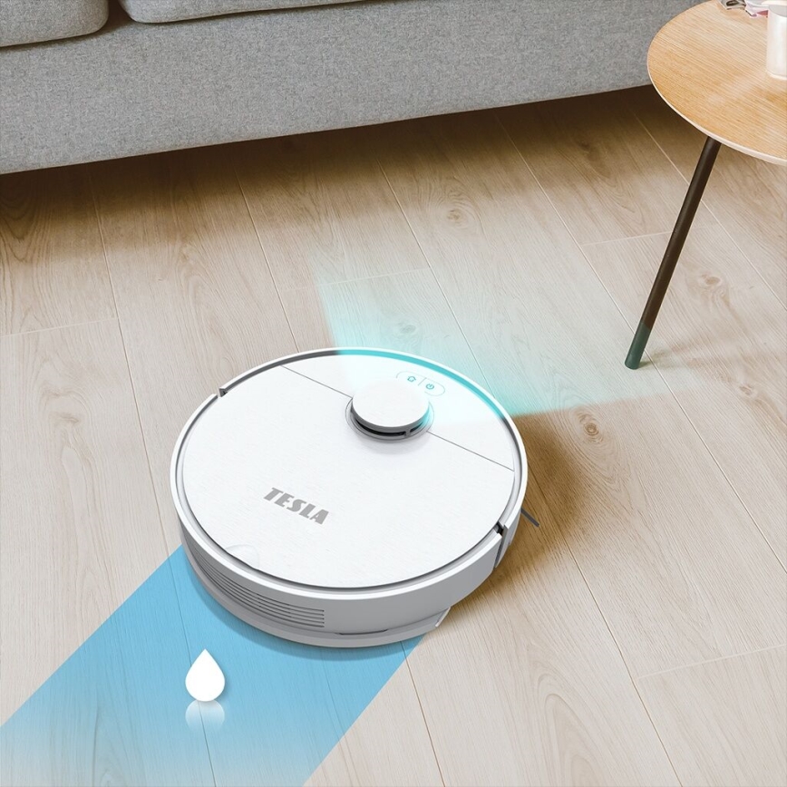 TESLA Electronics RoboStar - Älykäs robottipölynimuri 2in1 2550 mAh Wi-Fi valkoinen