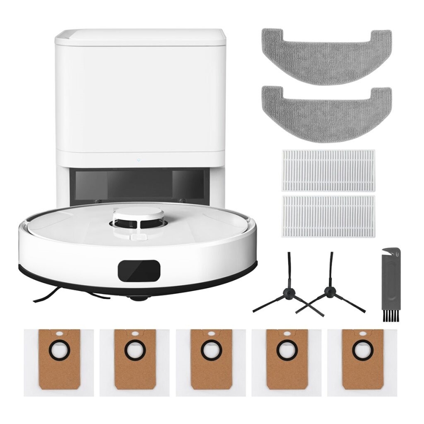 TESLA Electronics RoboStar - Älykäs robottipölynimuri 2in1 2600 mAh Wi-Fi valkoinen