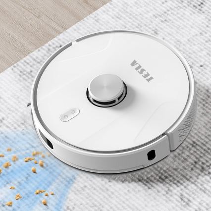 TESLA Electronics RoboStar - Älykäs robottipölynimuri 2in1 2600 mAh Wi-Fi valkoinen