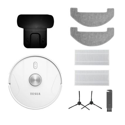 TESLA Electronics RoboStar - Älykäs robottipölynimuri 2in1 2600 mAh Wi-Fi valkoinen
