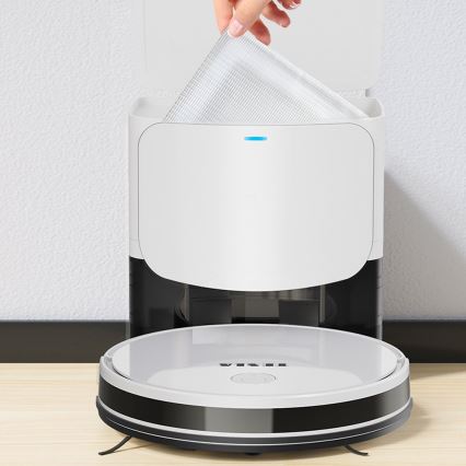 TESLA Electronics RoboStar - Älykäs robottipölynimuri 2in1 2600 mAh Wi-Fi valkoinen + kauko-ohjaus