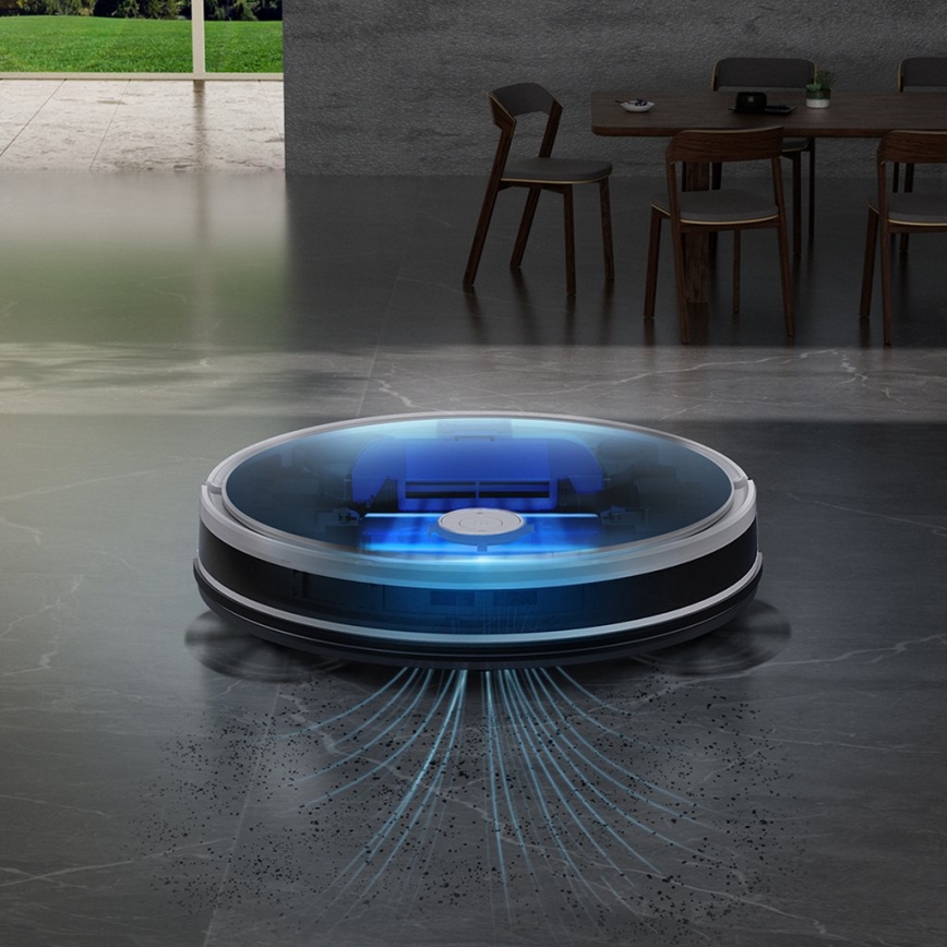 TESLA Electronics RoboStar - Älykäs robottipölynimuri 2in1 2600 mAh Wi-Fi valkoinen + kauko-ohjaus