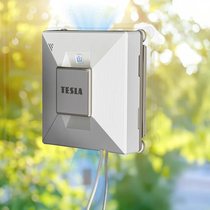TESLA Electronics RoboStar - Älykäs ikkunanpesin vesisuihkulla 72W/230V/650 mAh Wi-Fi + kauko-ohjaus
