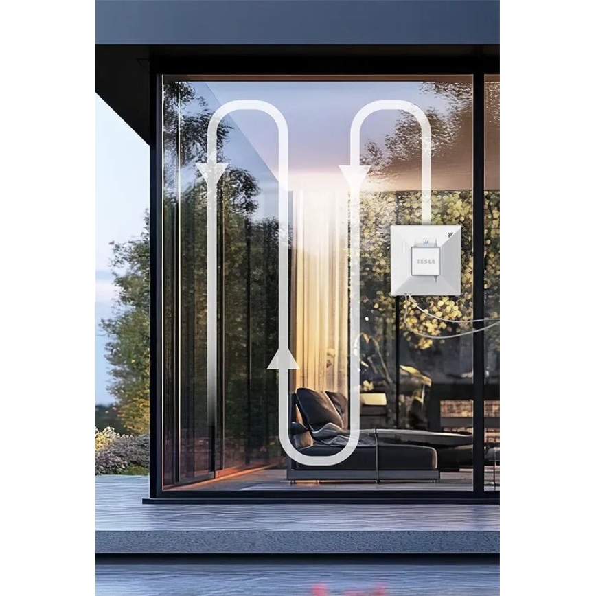 TESLA Electronics RoboStar - Älykäs ikkunanpesin vesisuihkulla 72W/230V/650 mAh Wi-Fi + kauko-ohjaus
