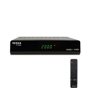 TESLA Electronics - Satelliittivastaanotin 2xAAA + kauko-ohjaus