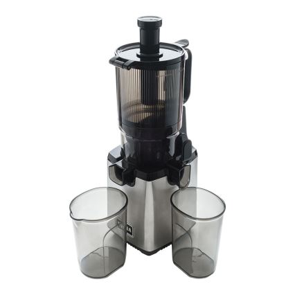 TESLA Electronics SlowJuicer Deluxe - Hidasnopeuksinen mehupuristin 250W/230V ruostumaton/musta