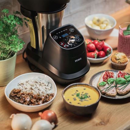 TESLA Electronics ThermoCook - Monikäyttöinen monitoimikone keittiössä 1200W/230V ruostumaton