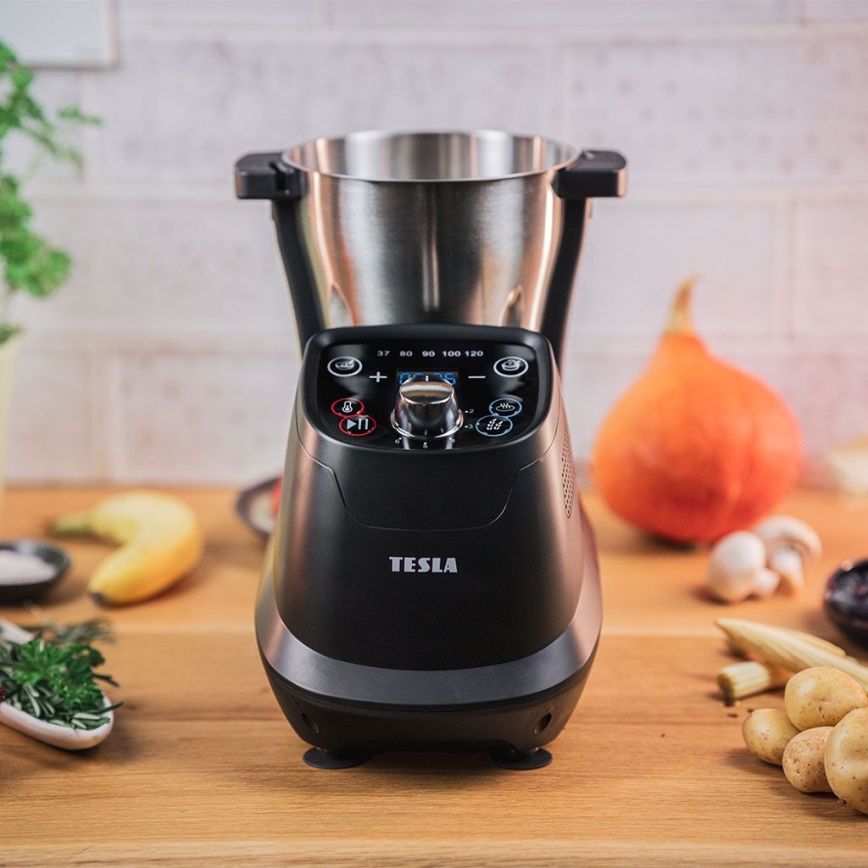 TESLA Electronics ThermoCook - Monikäyttöinen monitoimikone keittiössä 1200W/230V ruostumaton
