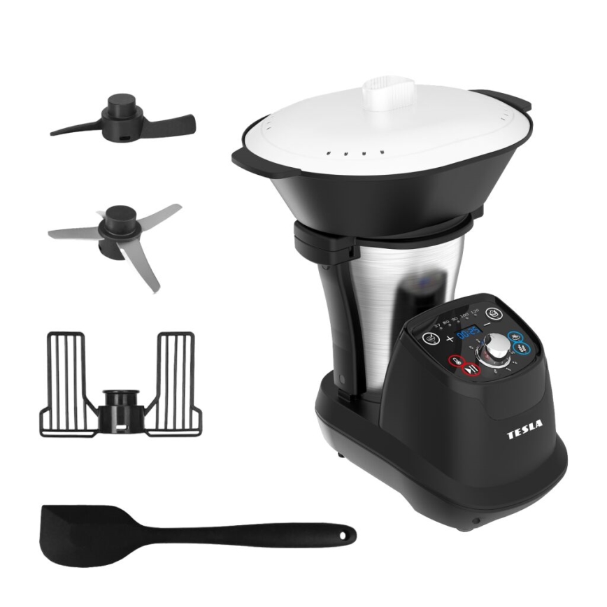TESLA Electronics ThermoCook - Monikäyttöinen monitoimikone keittiössä 1200W/230V ruostumaton