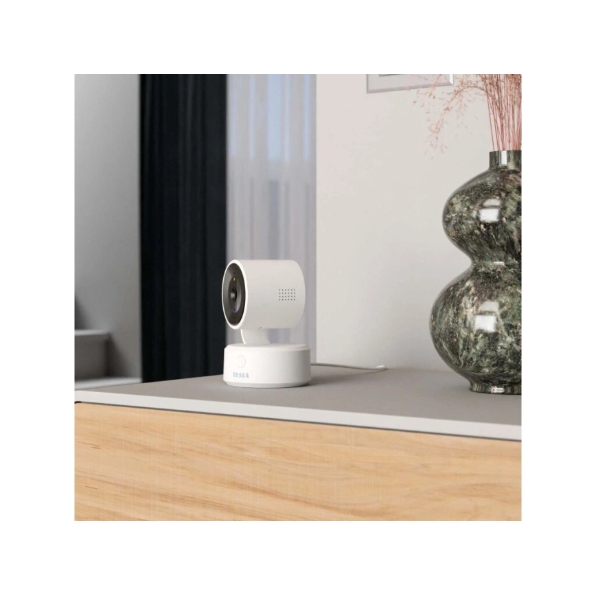 TESLA Smart - Älykäs IP-kamera 360 3MPx 5V Wi-Fi